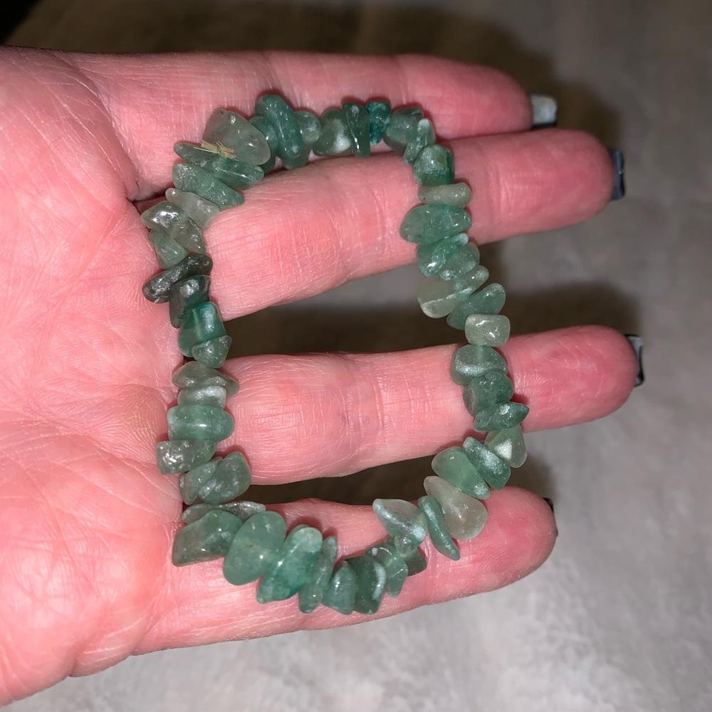 Green stone bracelet